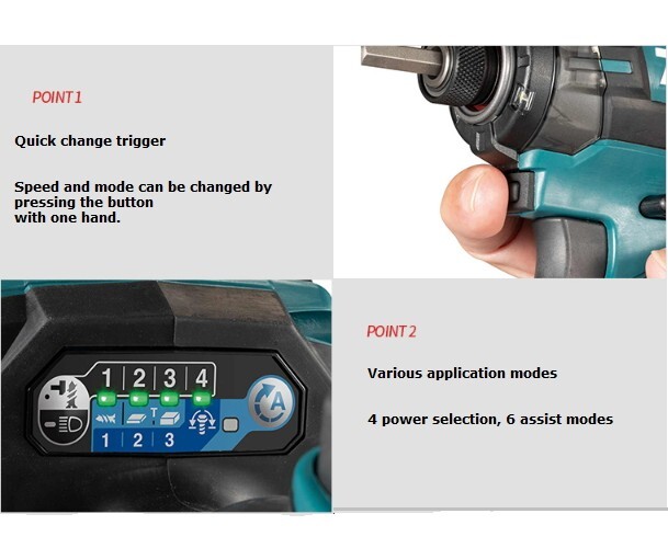 Makita TD002G BL 40V Max Sleeve Chuck 3700Rpm 4600Ipm 220Nm 119mm 6lb *Bare Tool