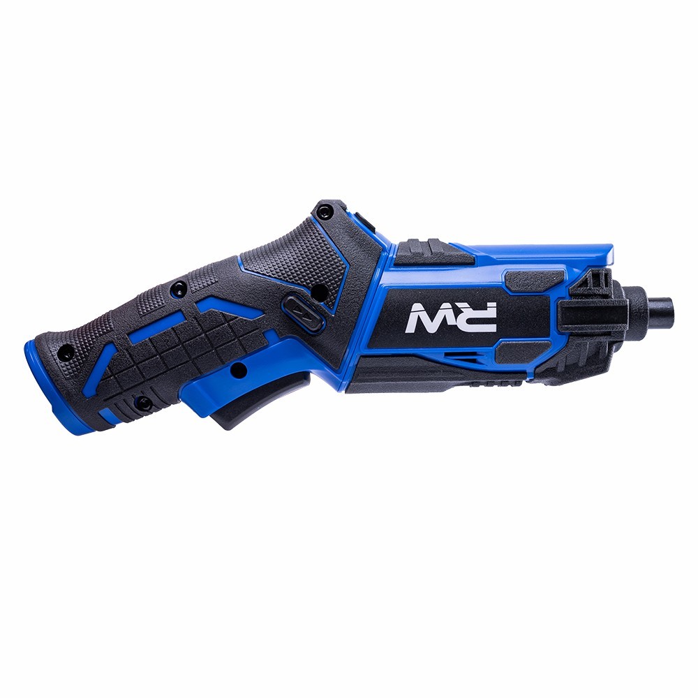 RealWork 4V Cordless Screwdriver with Li-ion Battery Case, Shaft, Bits, Drills