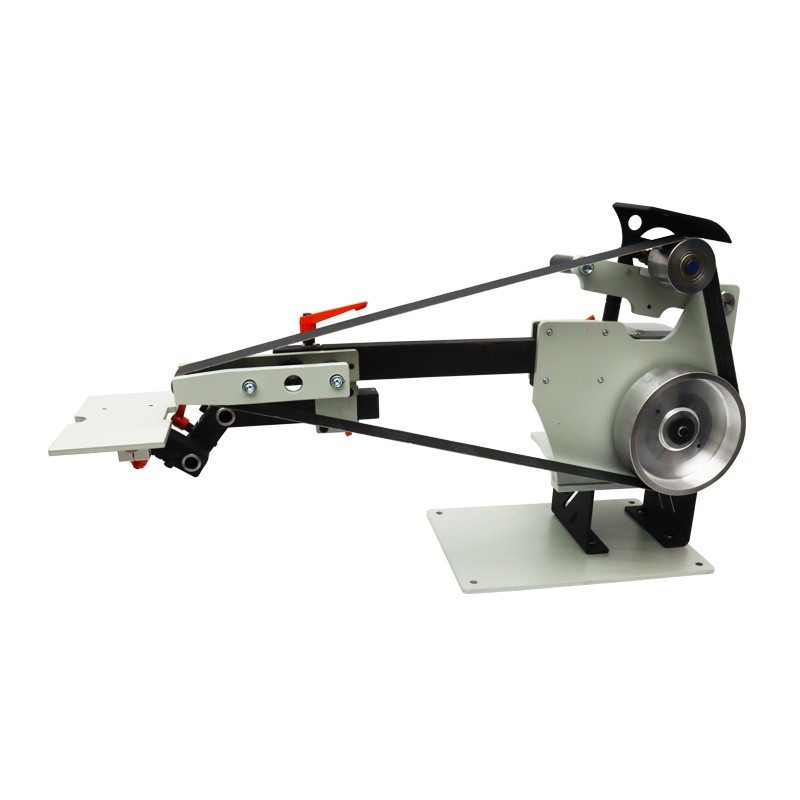220V 1 Phase Belt Sander 2×72&Prime; Belt Grinder with 3 Grinding Wheels And Base