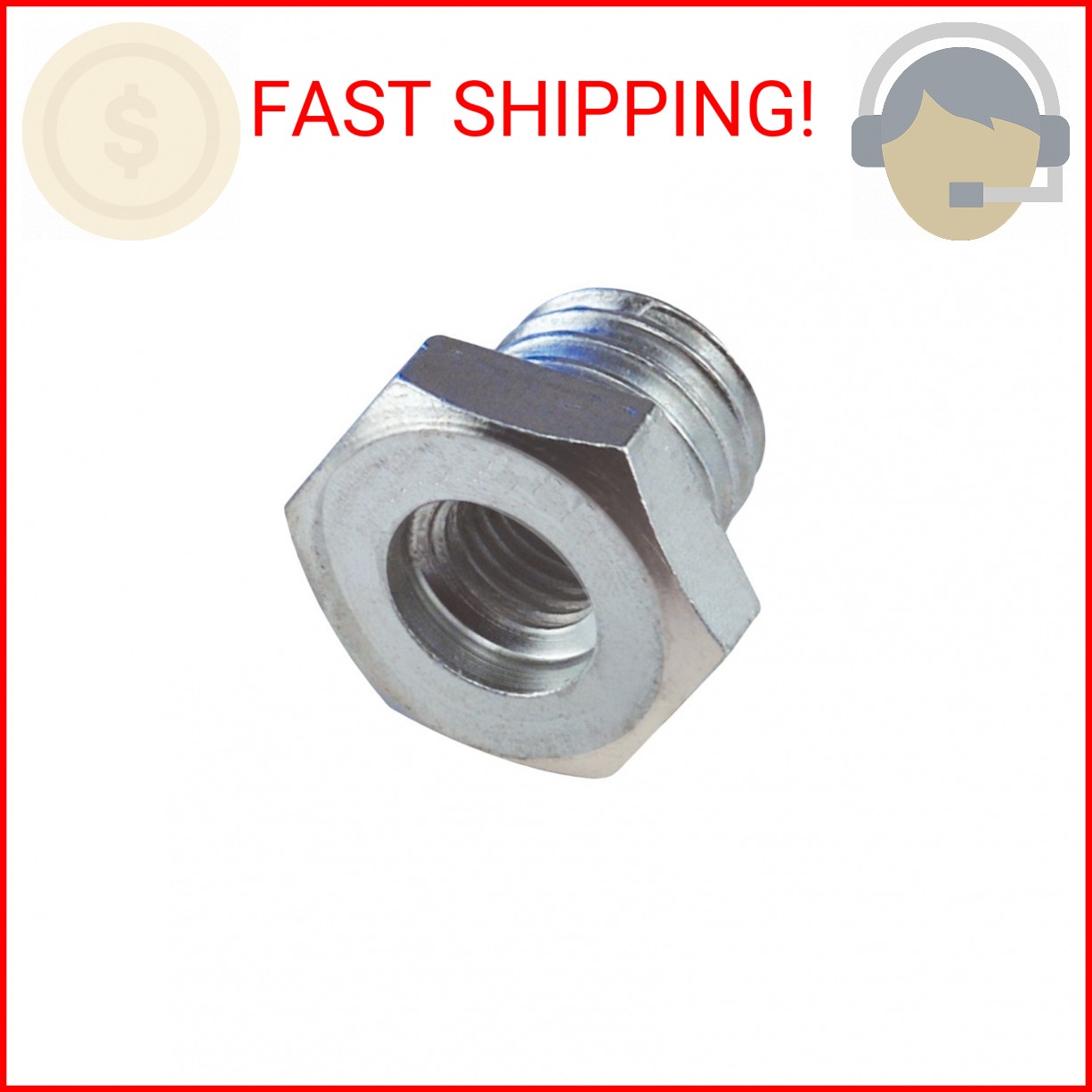 IVY Classic 39091 Angle Grinder Arbor Adapter, Adapts 5/8-Inch -11 Thread to M10