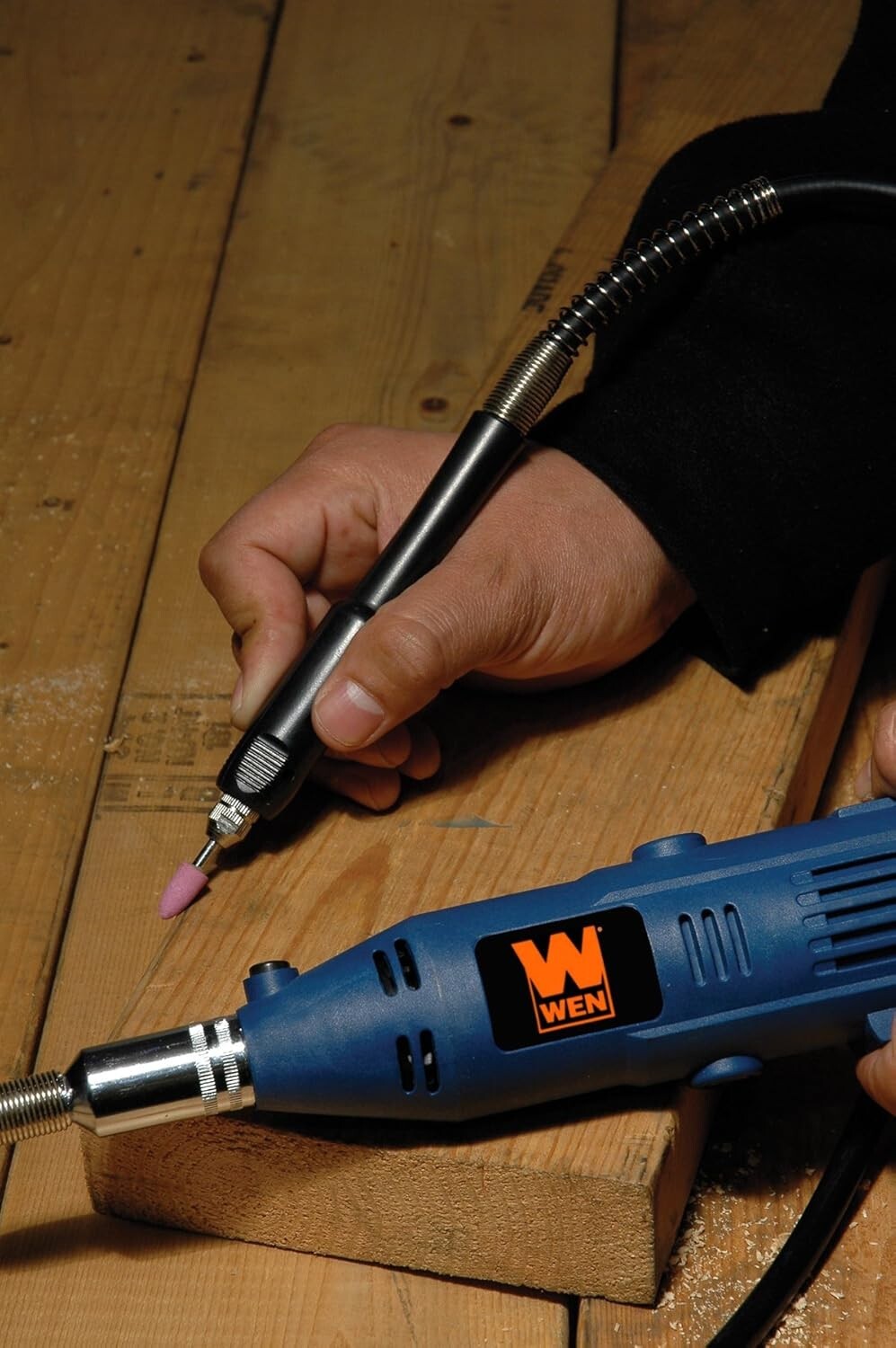 WEN 2305 Dremel Grinder Cutter with Flex Shaft Variable Speed Rotary Tool Kit