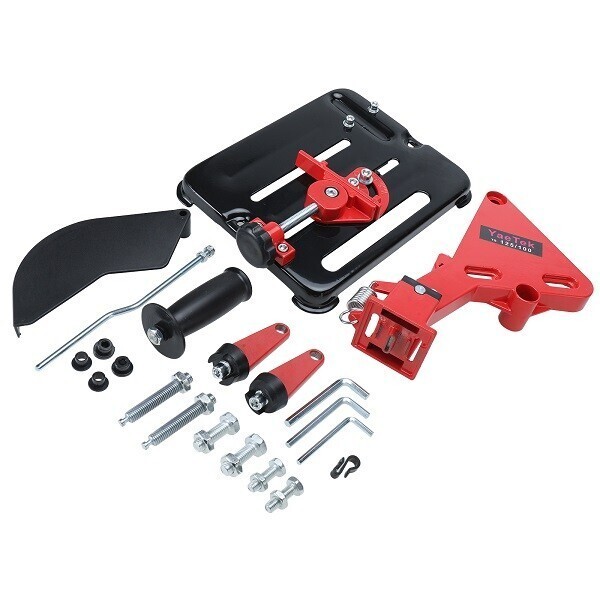 Angle Grinder Bracket Cutter Support w/ 0-45° Adjustable Angle for 100mm-125mm