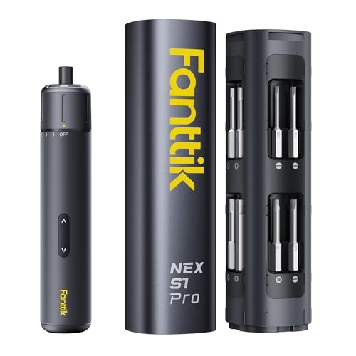S1 Pro Electric Screwdriver, Power Screwdriver with16 S2 Steel Bits, 3 Torque