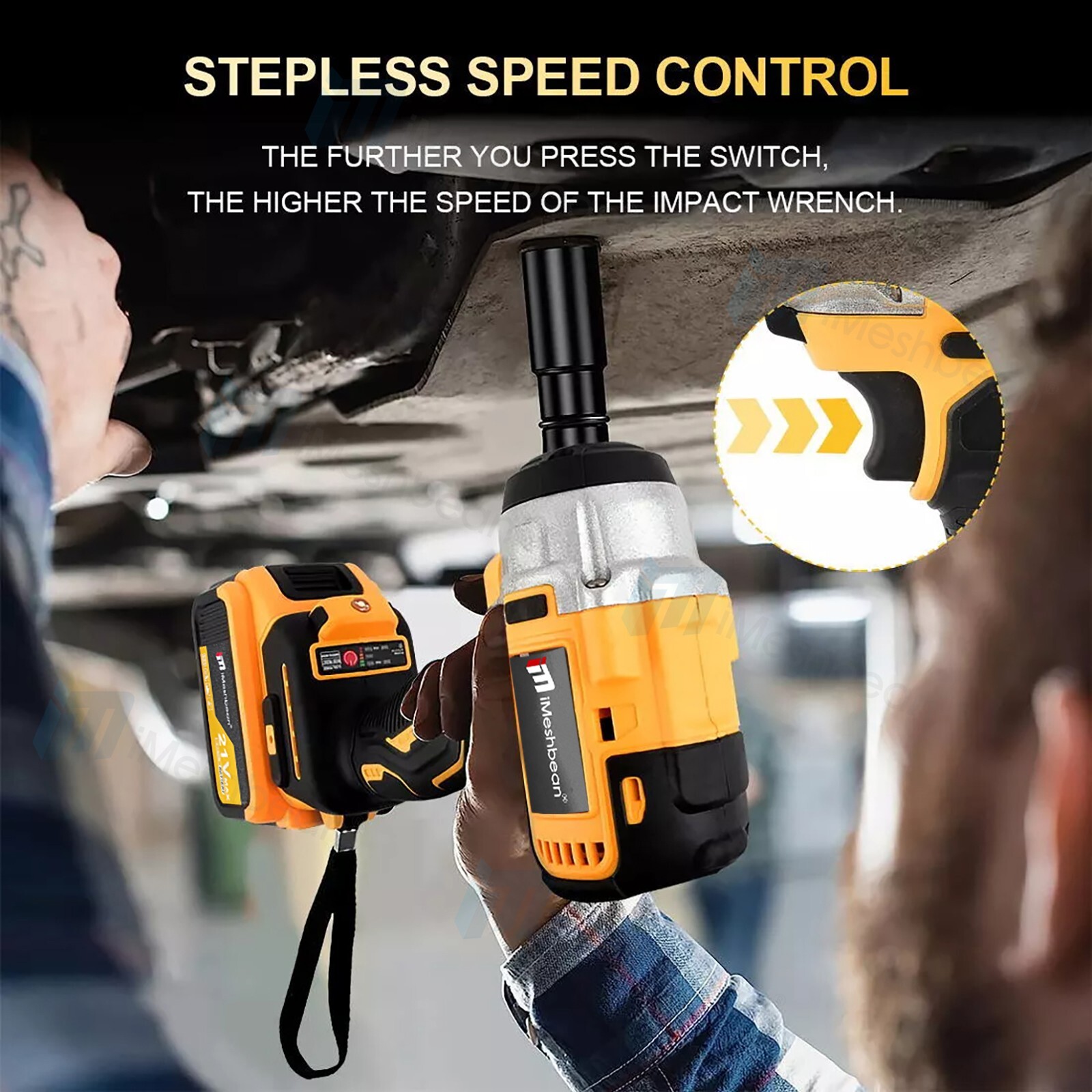 21V 800N.m Cordless 1/2 in. Impact Wrench Kit with 5.5 Ah Battery & Charger