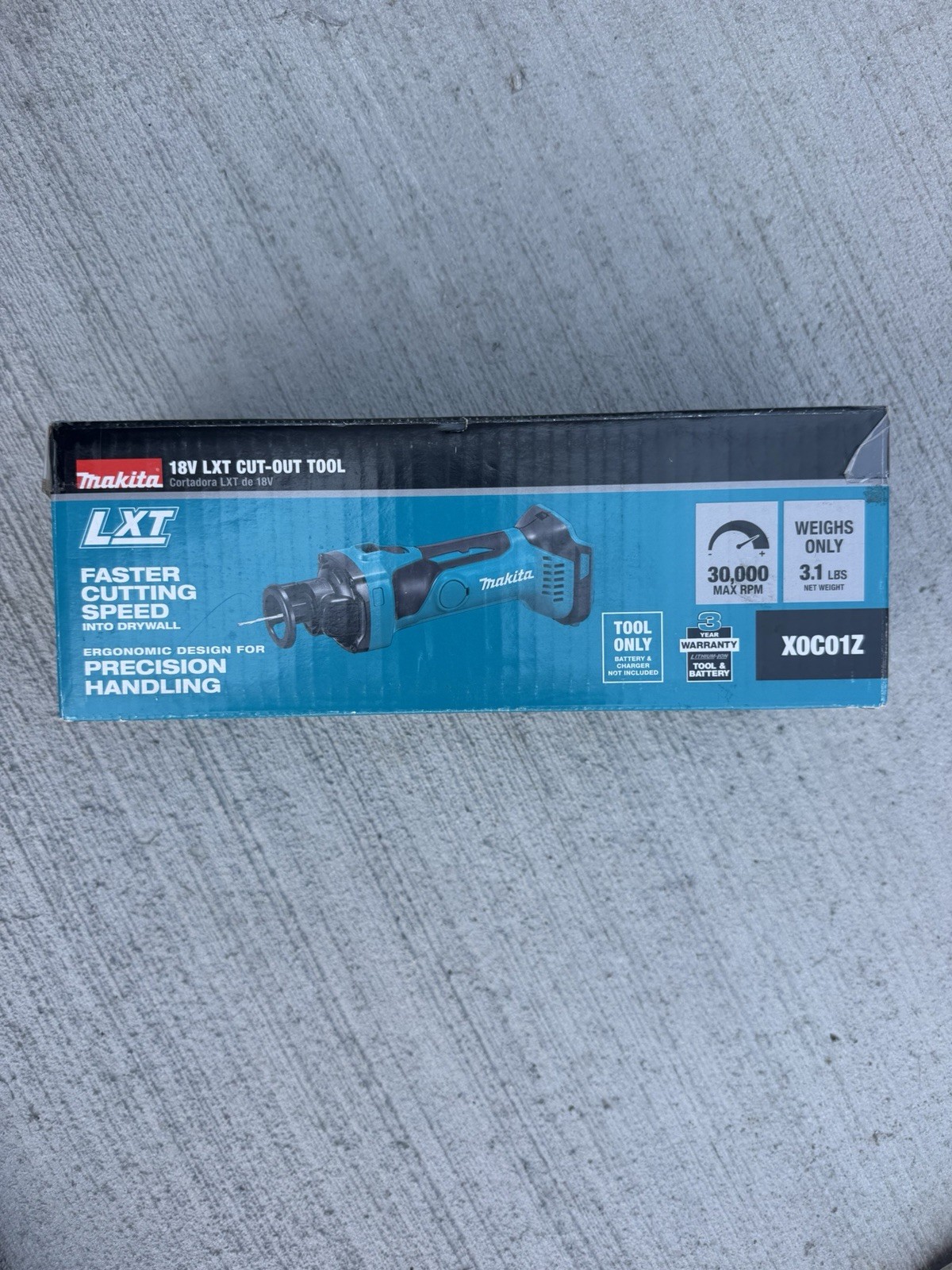 Makita XOC02Z 18V LXT Lithium-Ion Cordless Cut-Out Tool – Tool Only