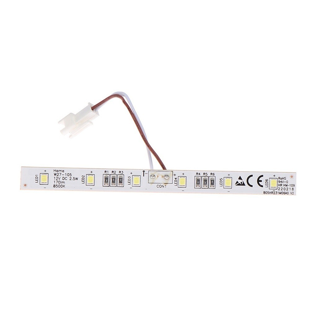 For Homa W27-105 Fridge LED Interior Light Bar Replacement 12V Plastic