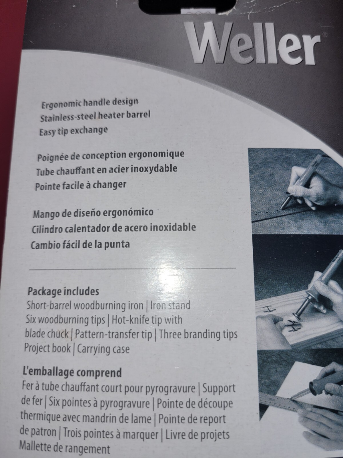 Weller Electric 15-Piece Wood Burning Kit 25 Watts