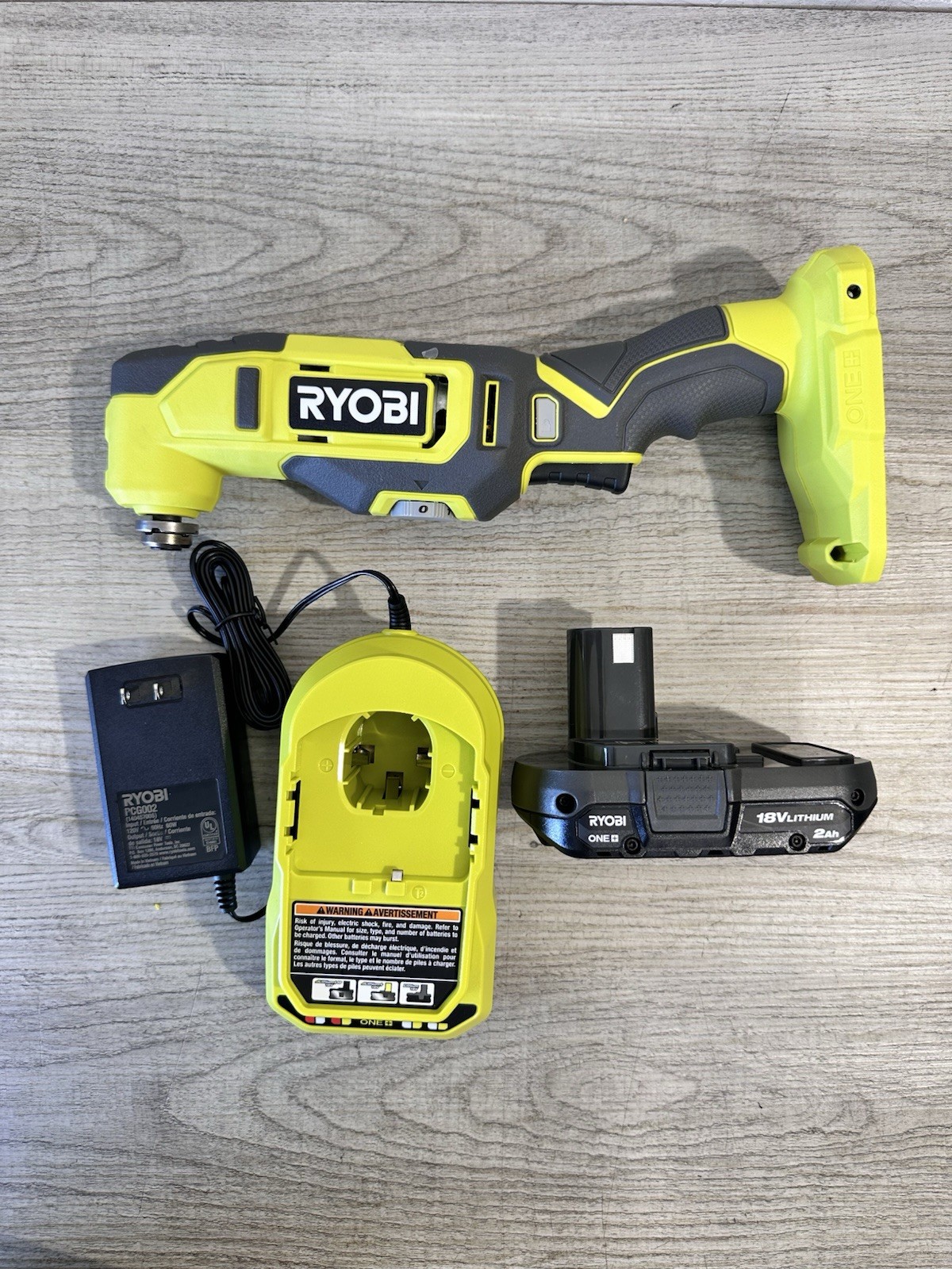 RYOBI 18V Cordless Multi-Tool Kit with 2.0 Ah Battery and Charger PCL430K1