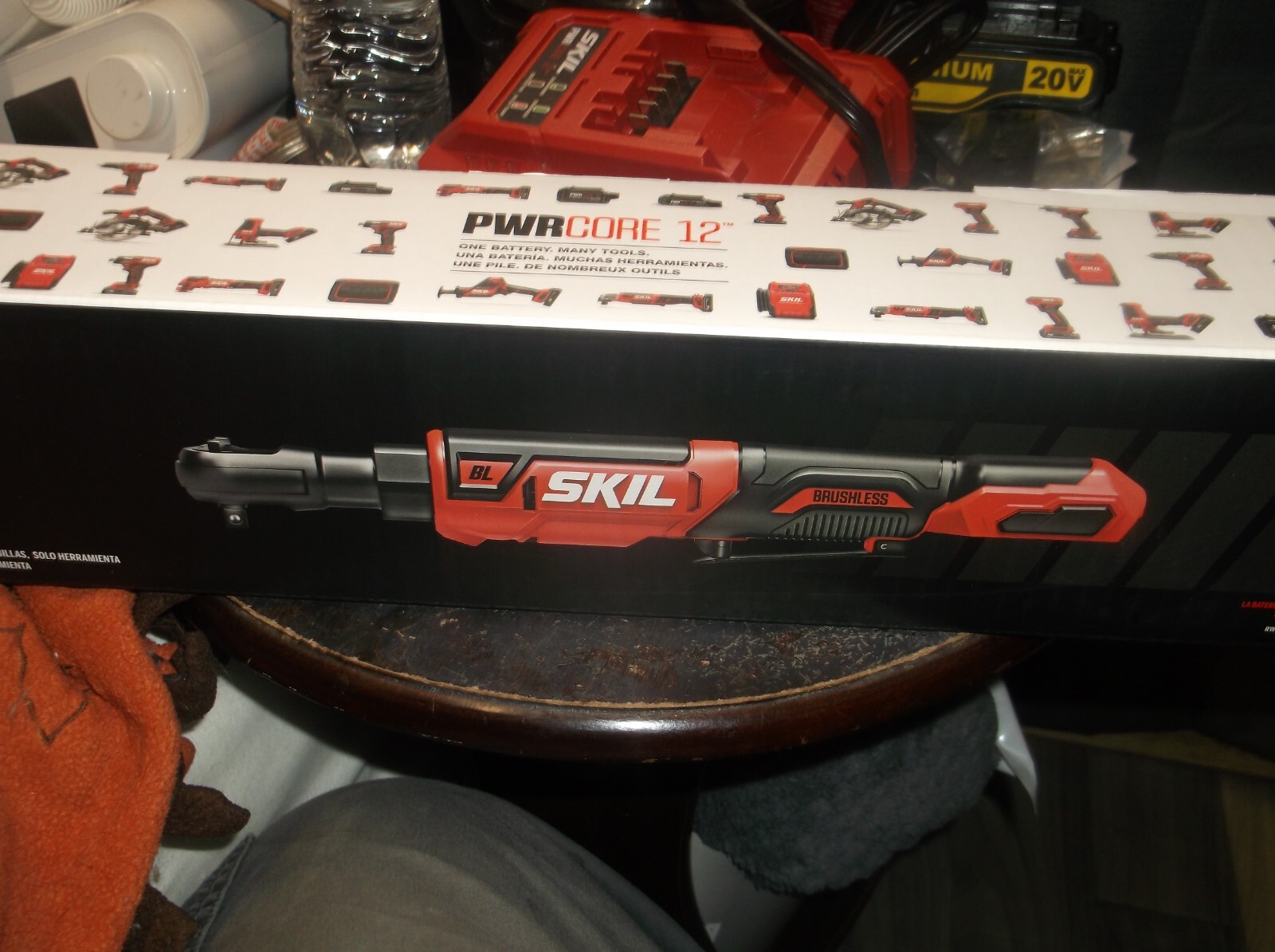SKIL PWRCore Brushless 12V Cordless 3/8&Prime; Ratchet RW5763A-00 -TOOL ONLY