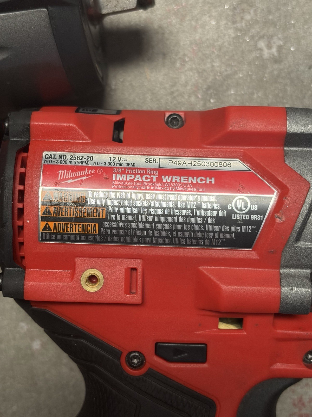 Milwaukee 2962-20 1/2&Prime; Friction Ring Impact & 2562-20 3/8” Friction Ring Impact