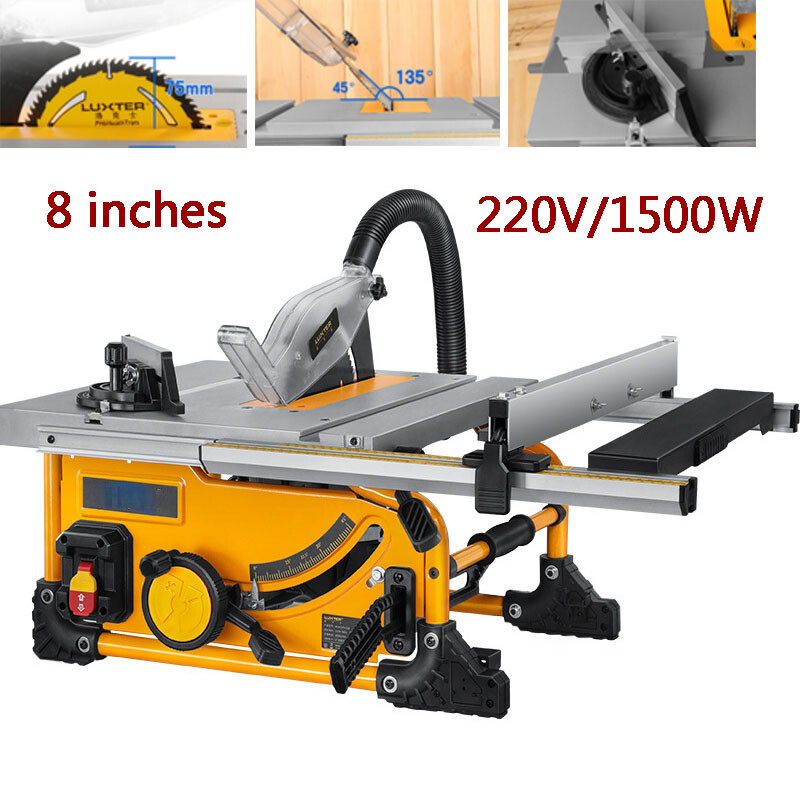 8-Inch Dust-Free Wood Cutting Machine 80 teeth Circular Saw 1500W M1H-ZP3-210
