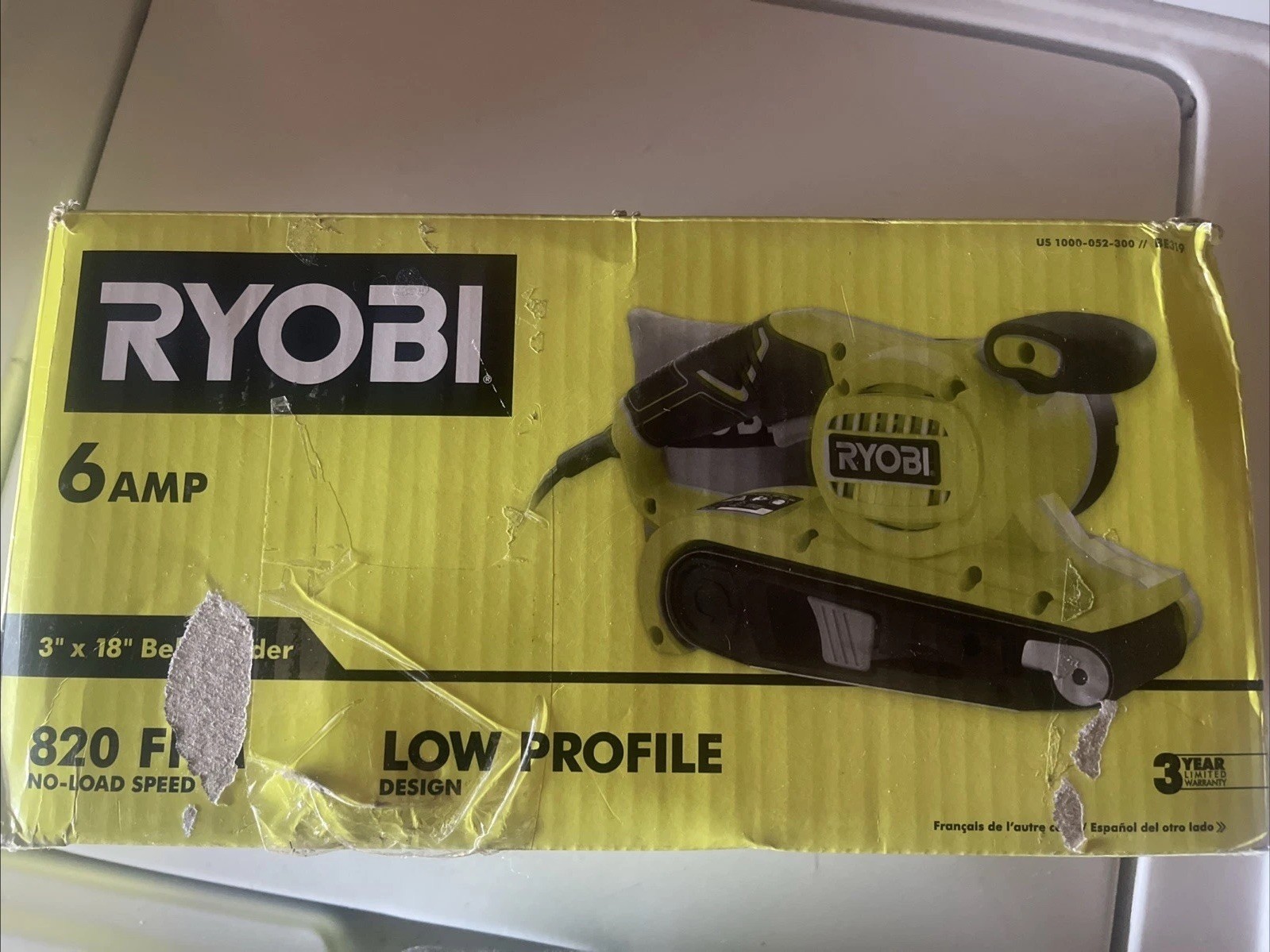 Ryobi BE319 1000W Belt Sander