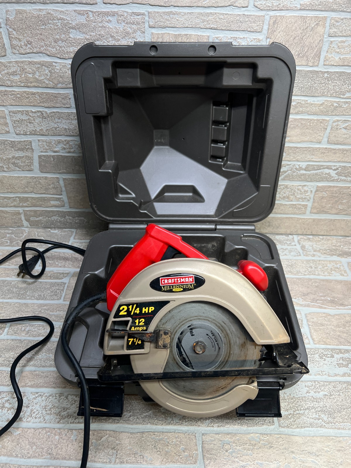 Craftsman 7 1/4 Inch Circular Saw Model No 315.108890 2 1/4 HP 12 Amps Tested
