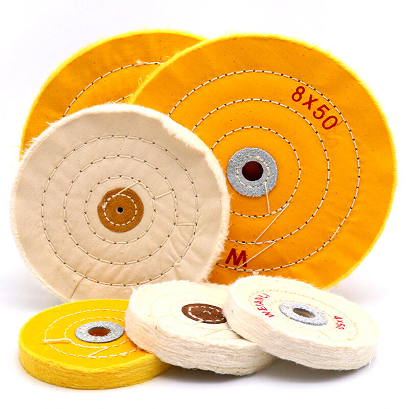 2-8  » Series Cloth Buffing Polishing Wheel Arbor Buffer Polish Grinder Wheel Pad