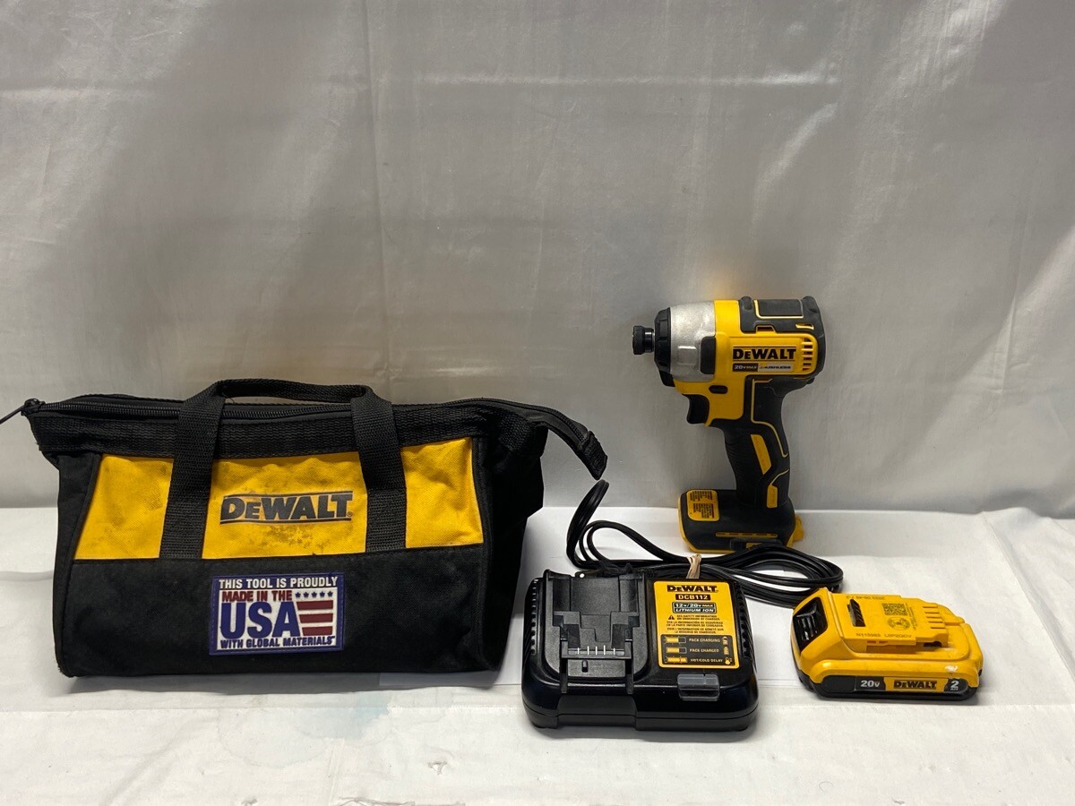 DEWALT 20-volt Max 1/4-in Brushless Cordless Impact Driver Kit (TDW035539)