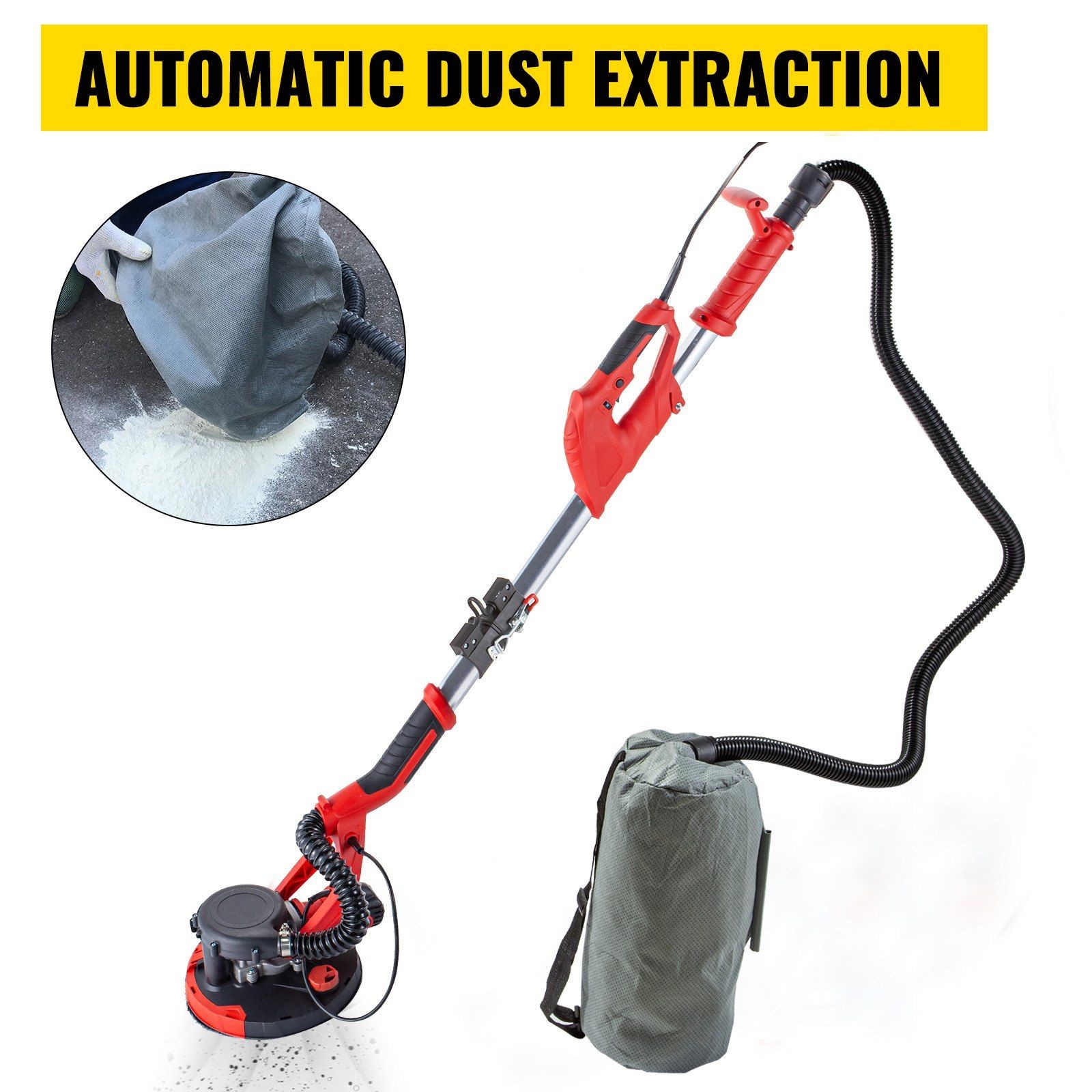 Next-Gen Drywall Sander 850W with Enhanced Cooling Ventilation Structure