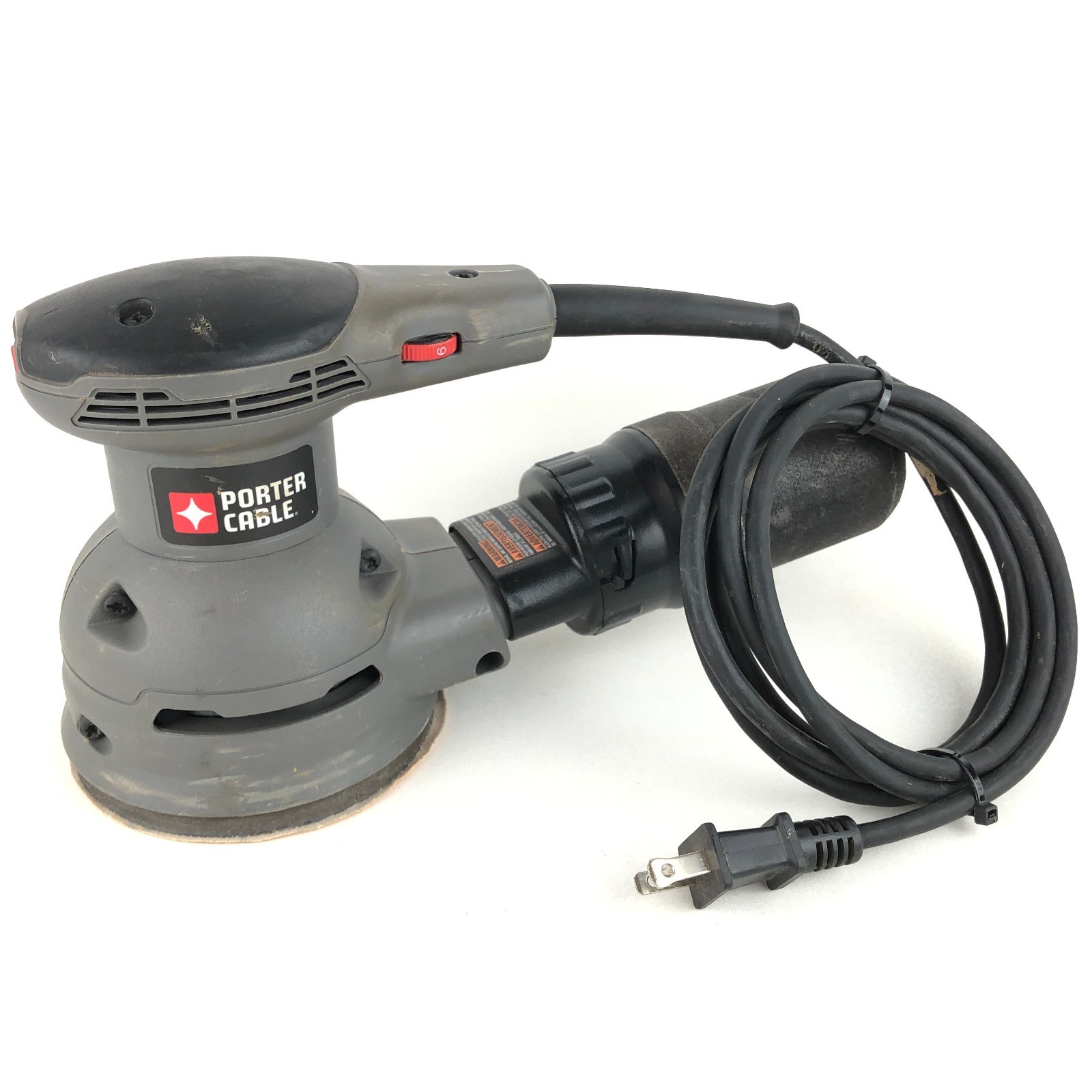 Porter Cable Model 343 Random Orbit Sander Variable Speed 5&Prime; Disc Corded TESTED!