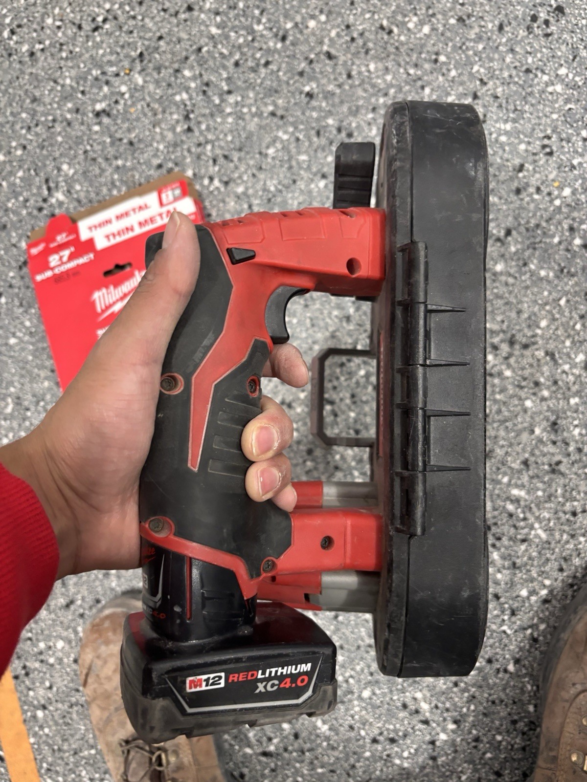 Milwaukee M12 2429-20 Cordless Band Saw w/ 4.0Ah Li-Ion Battery