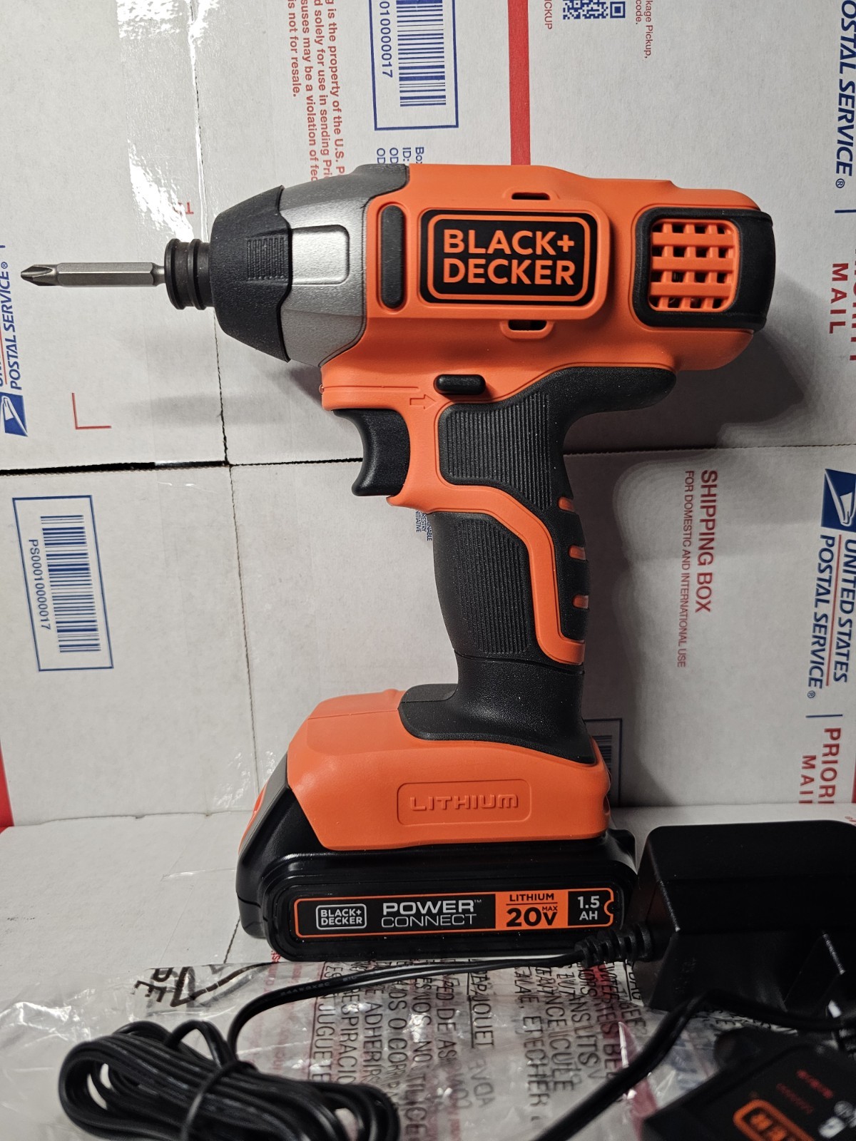 BLACK+DECKER 20V MAX* Lithium Impact Driver – BDCI20C