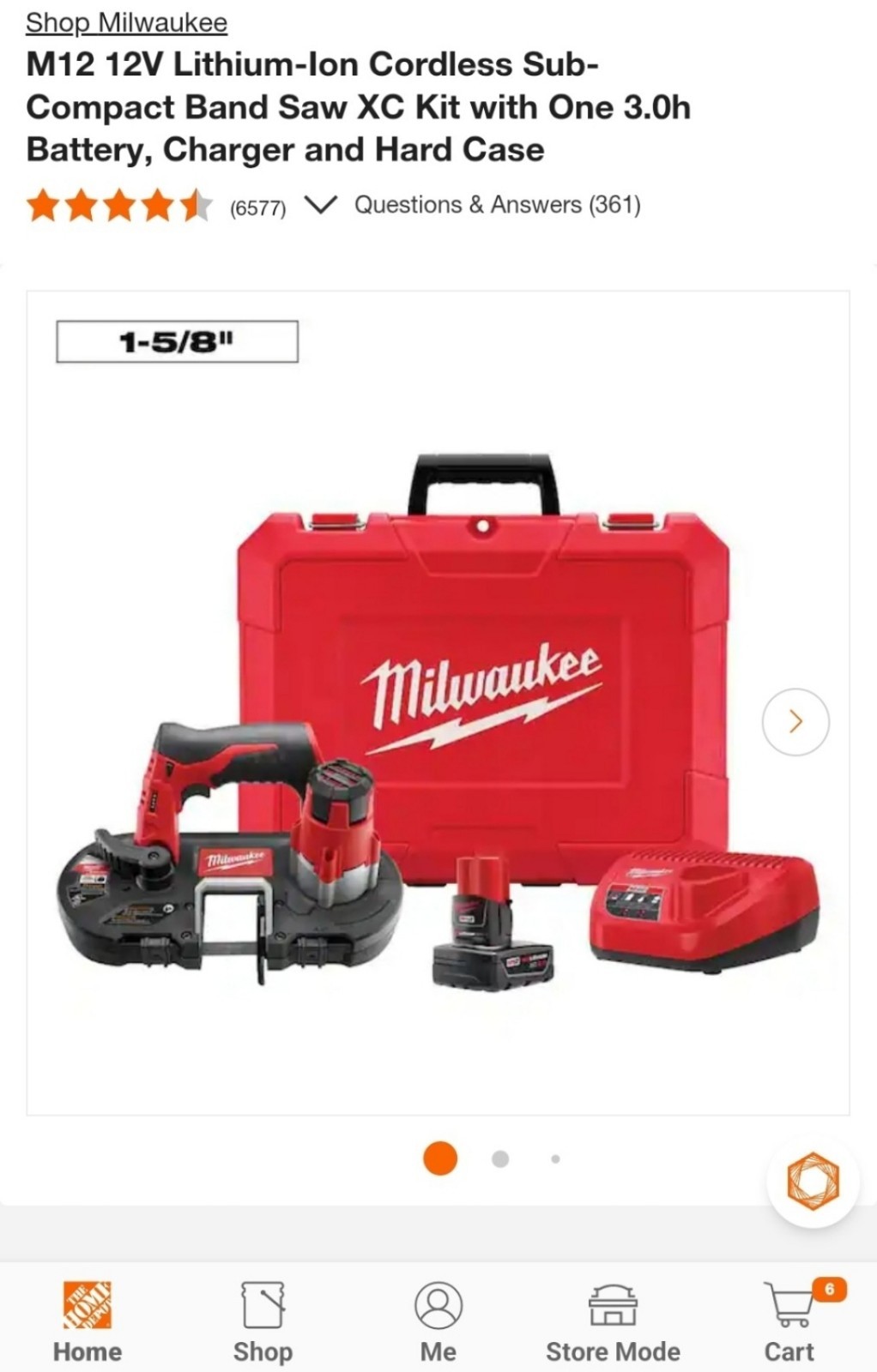 ⭐️NEW⭐️ Milwaukee M12 Compact Bandsaw XC4.0 Battery Kit 2429-21XC
