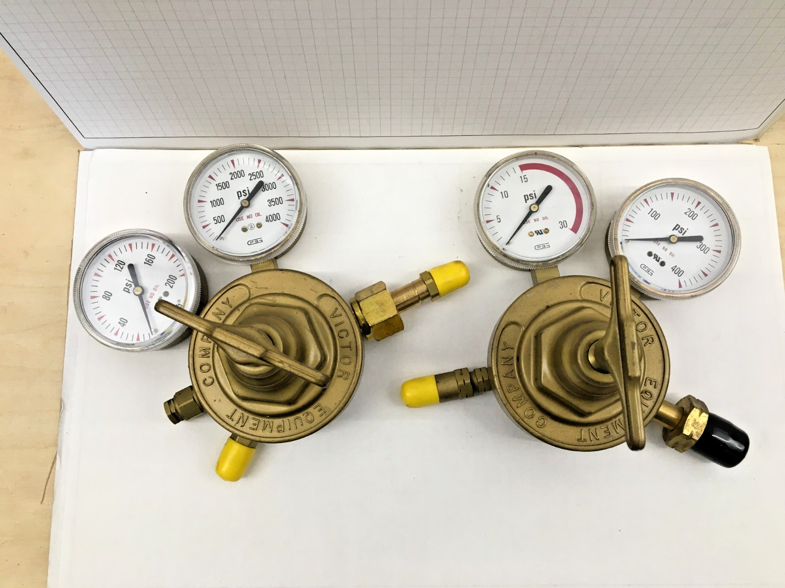 Victor Regulator Set SR450D Oxygen SR460A Acetylene Welding Torch Heavy Duty USA