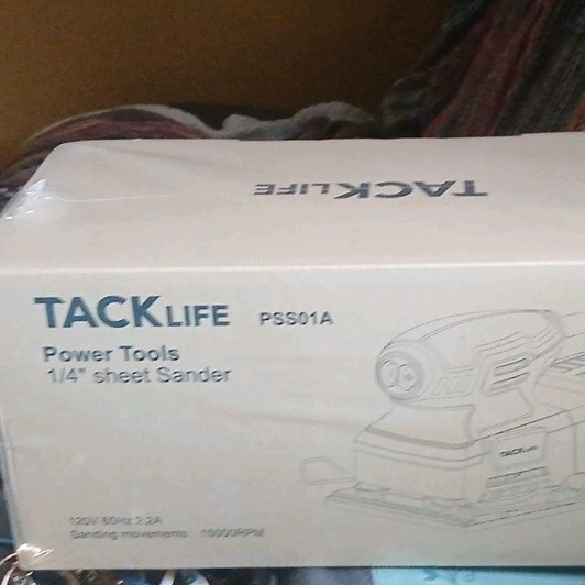TACKLIFE PSS01A 1/4 Sheet Sander (2.2A, 60Hz, 15000RPM) *FREE SHIPPING*