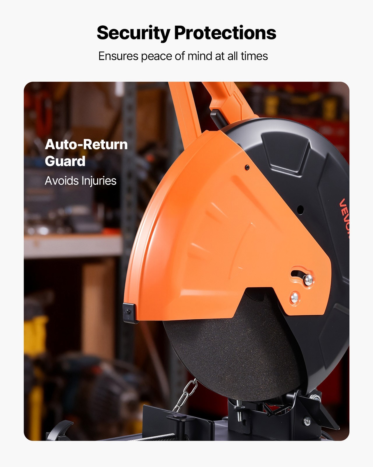 Chop Saw Metal Cutting Chop Saw 14-inch Abrasive Wheel 3500 r/min Speed