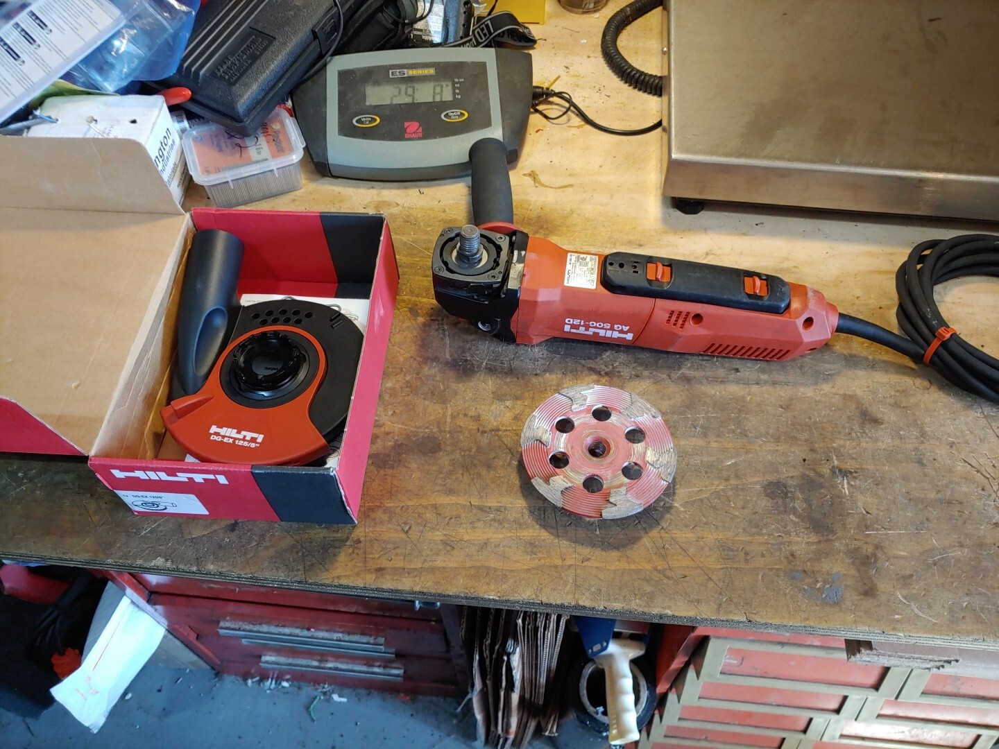 HILTI AG 500-12D Angle Grinder, Concrete Grinder