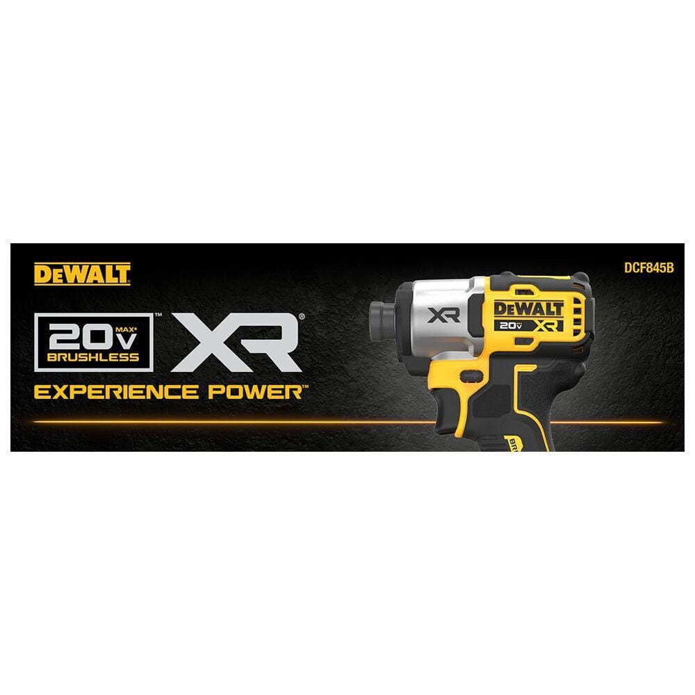 DEWALT 20V MAX XR Cordless Brushless 1/4 in. 3-Speed Impact Driver (Tool-Only)