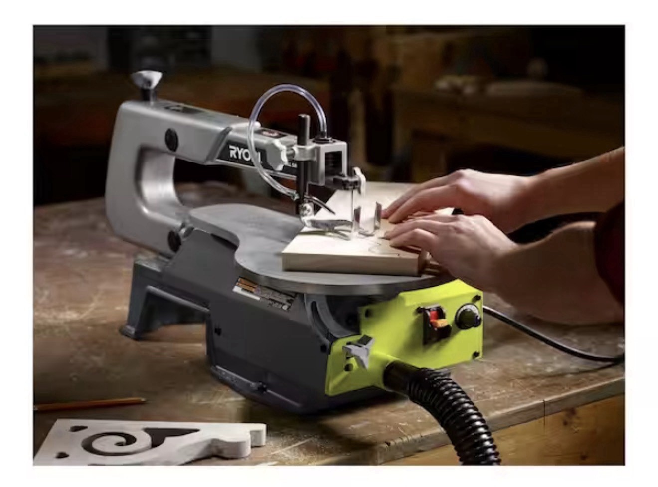 Ryobi 16&Prime; Variable Speed Scroll Saw SC165VS Keyless Blade Change Corded
