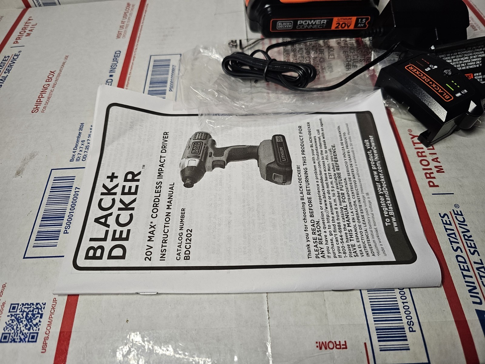 BLACK+DECKER 20V MAX* Lithium Impact Driver – BDCI20C