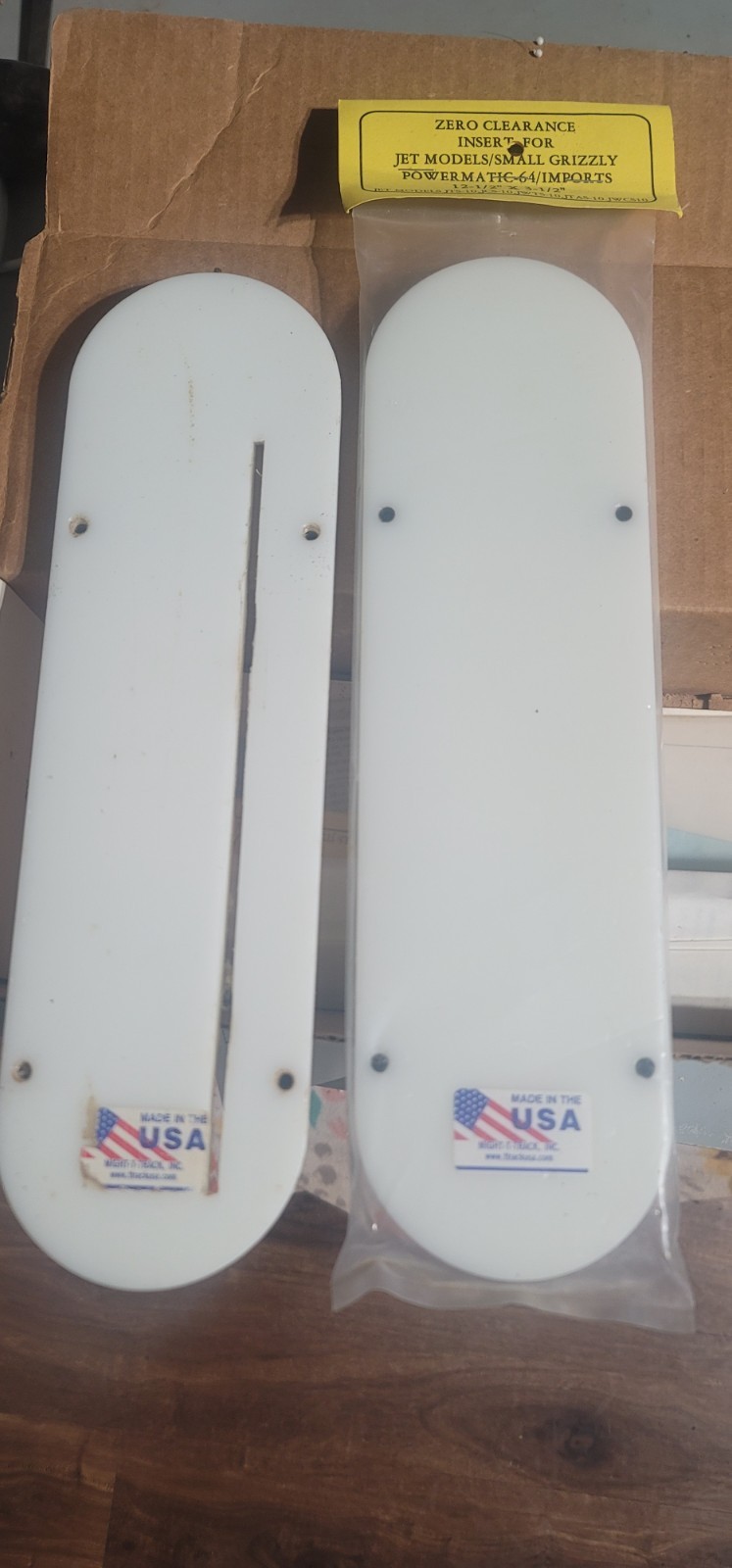 Jet, Grizzly, Power Matic 64 Zero Clearance Insert for Table Saws