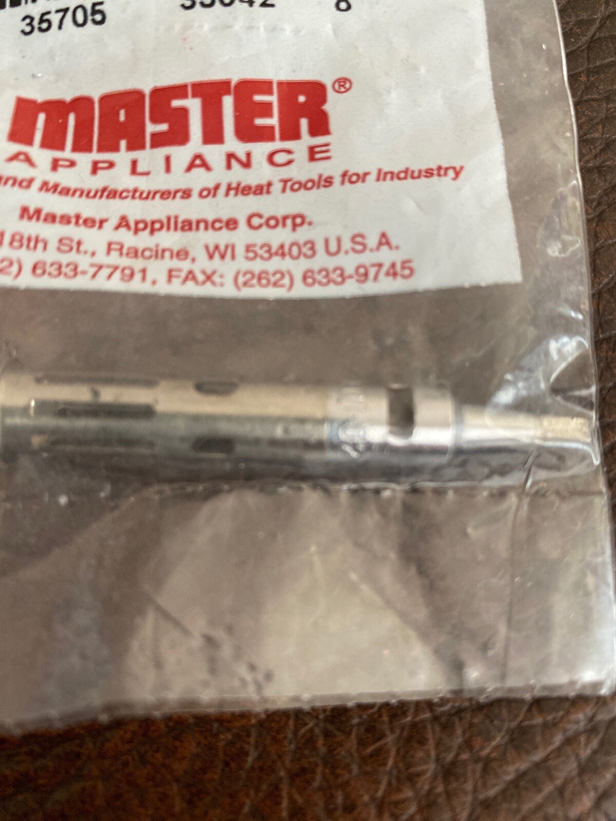 Master Appliance 71-01-02 2.4mm Standard Chisel Soldering Tip New In Package