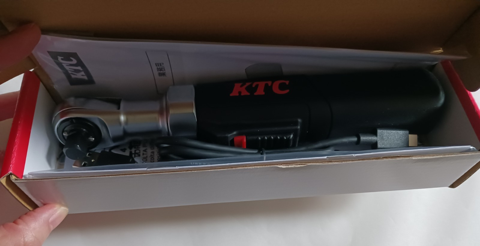 KTC JTRE330 3/8&Prime; Cordless Ratchet Wrench Made in Japan 3Nm / 200Nm Manual fr JP