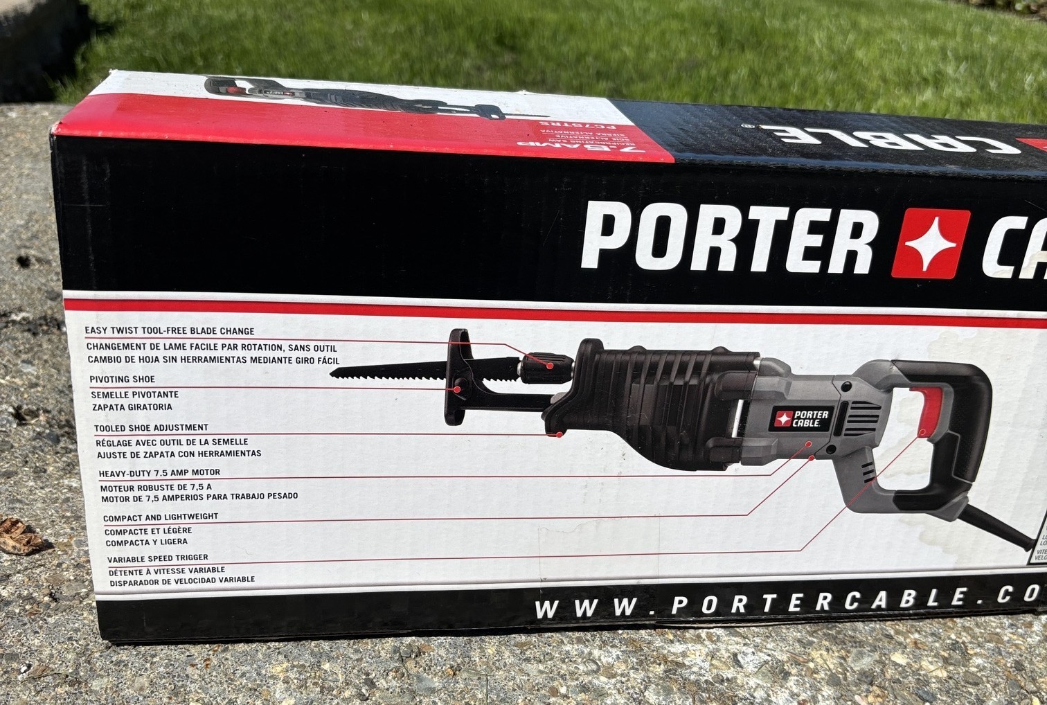 Porta Cable Reciprocating Corded Saw Model PC75TRS New in Box