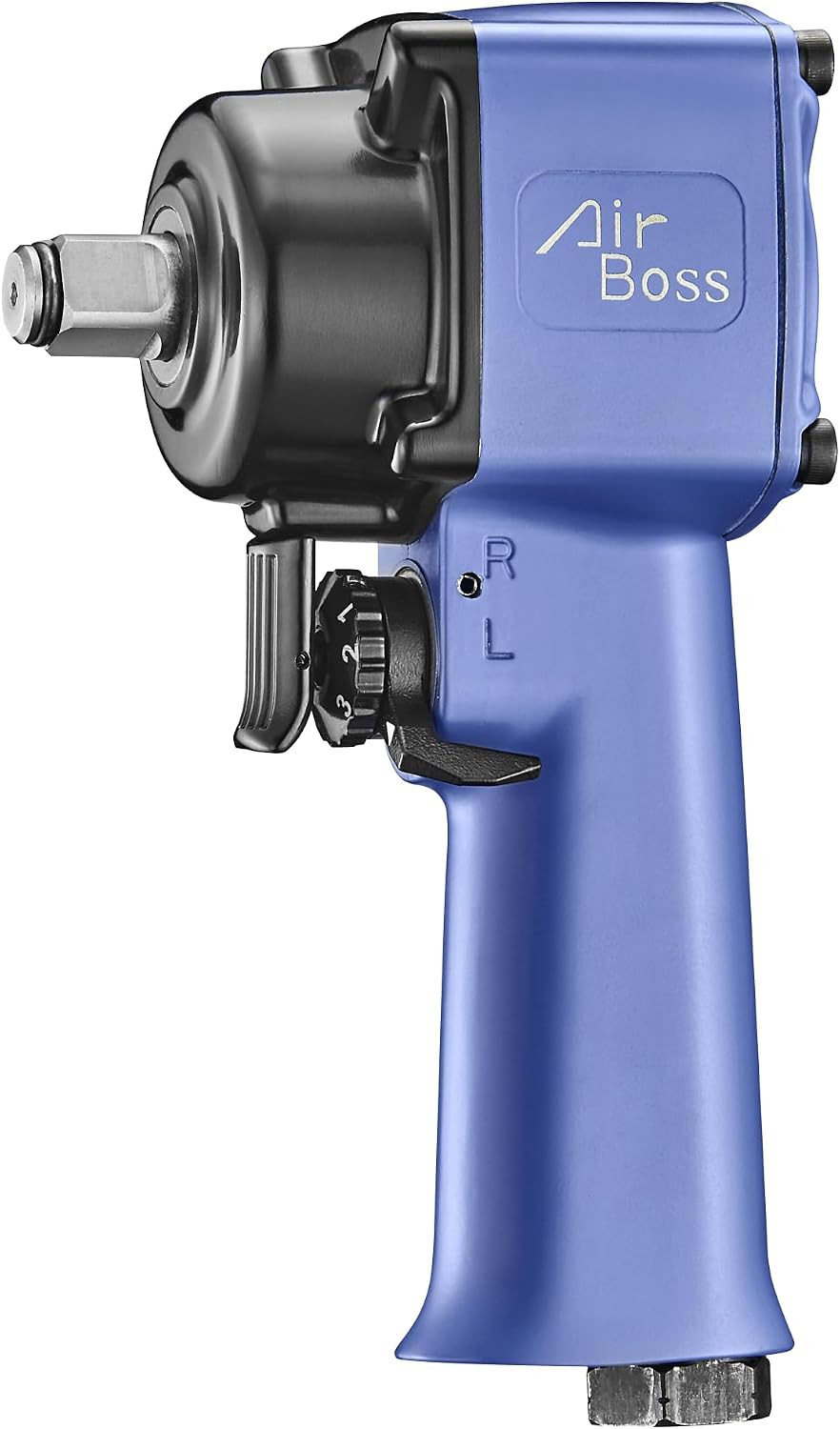 AW-100T 1/2&Prime; Stubby Air Impact Wrench, 700 Ft-Lbs Breakaway Torque, Twin Hammer,