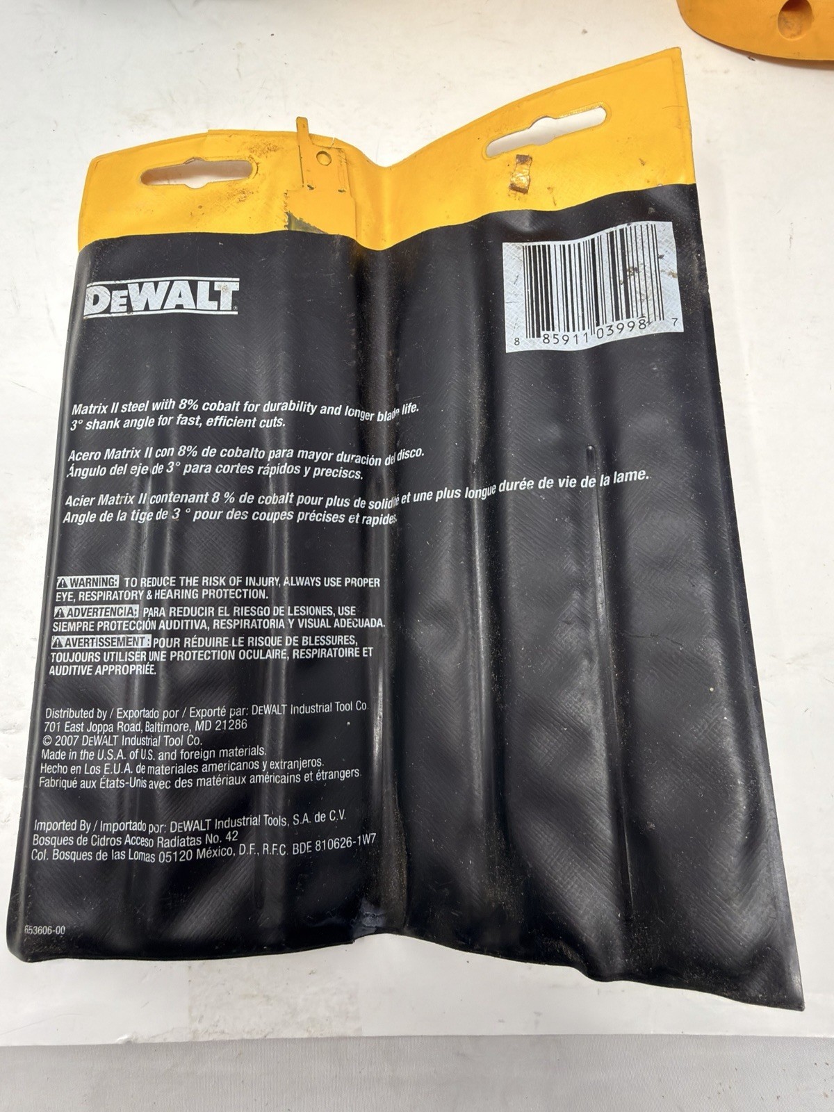 DEWALT DC385 Reciprocating Saw 18v & Replacement Blades – TOOL ONLY