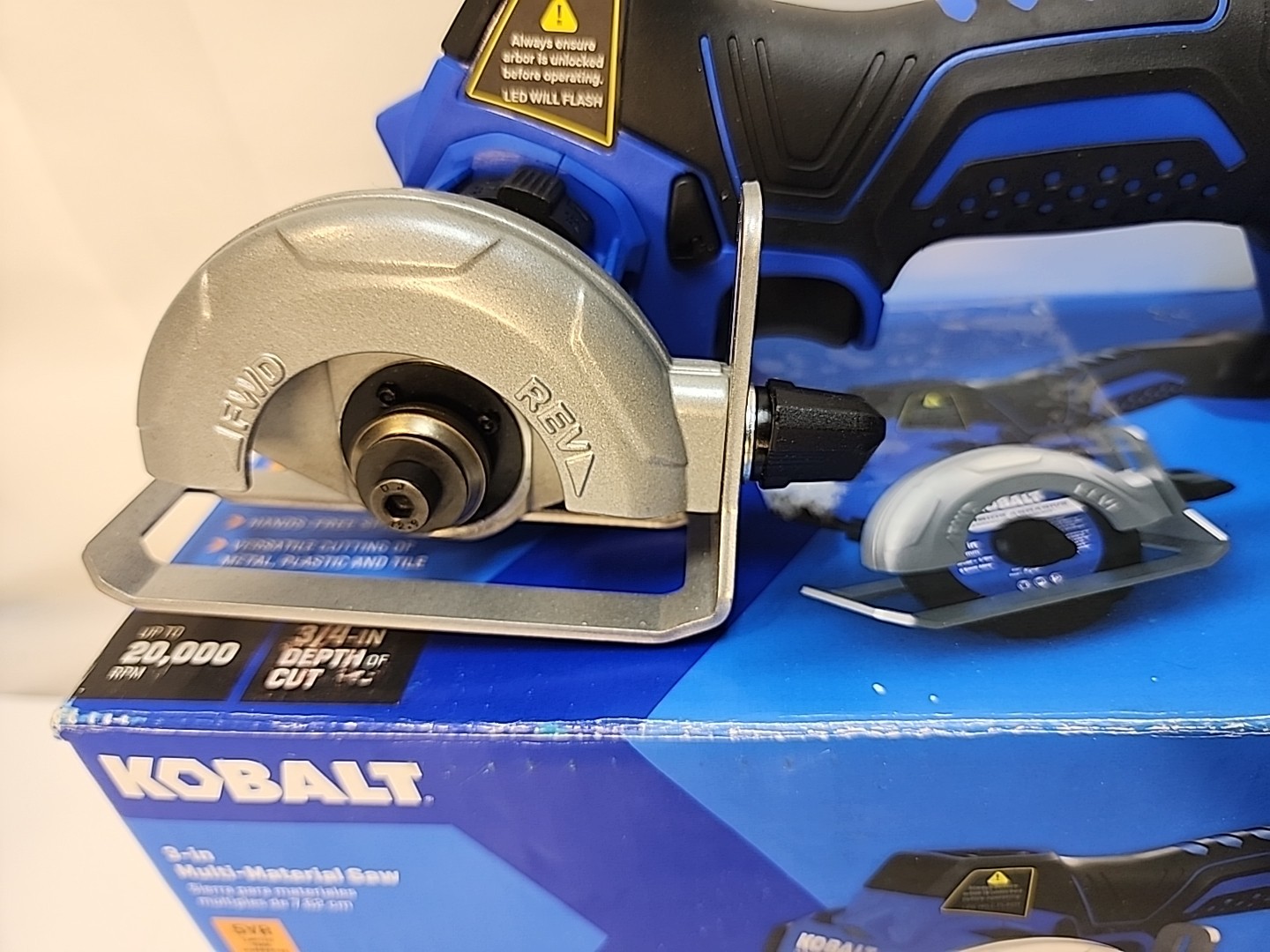 KOBALT 1076083 24V BRUSHLESS 3&Prime; MULTI-MATERIAL SAW *tool only (PPG013864)