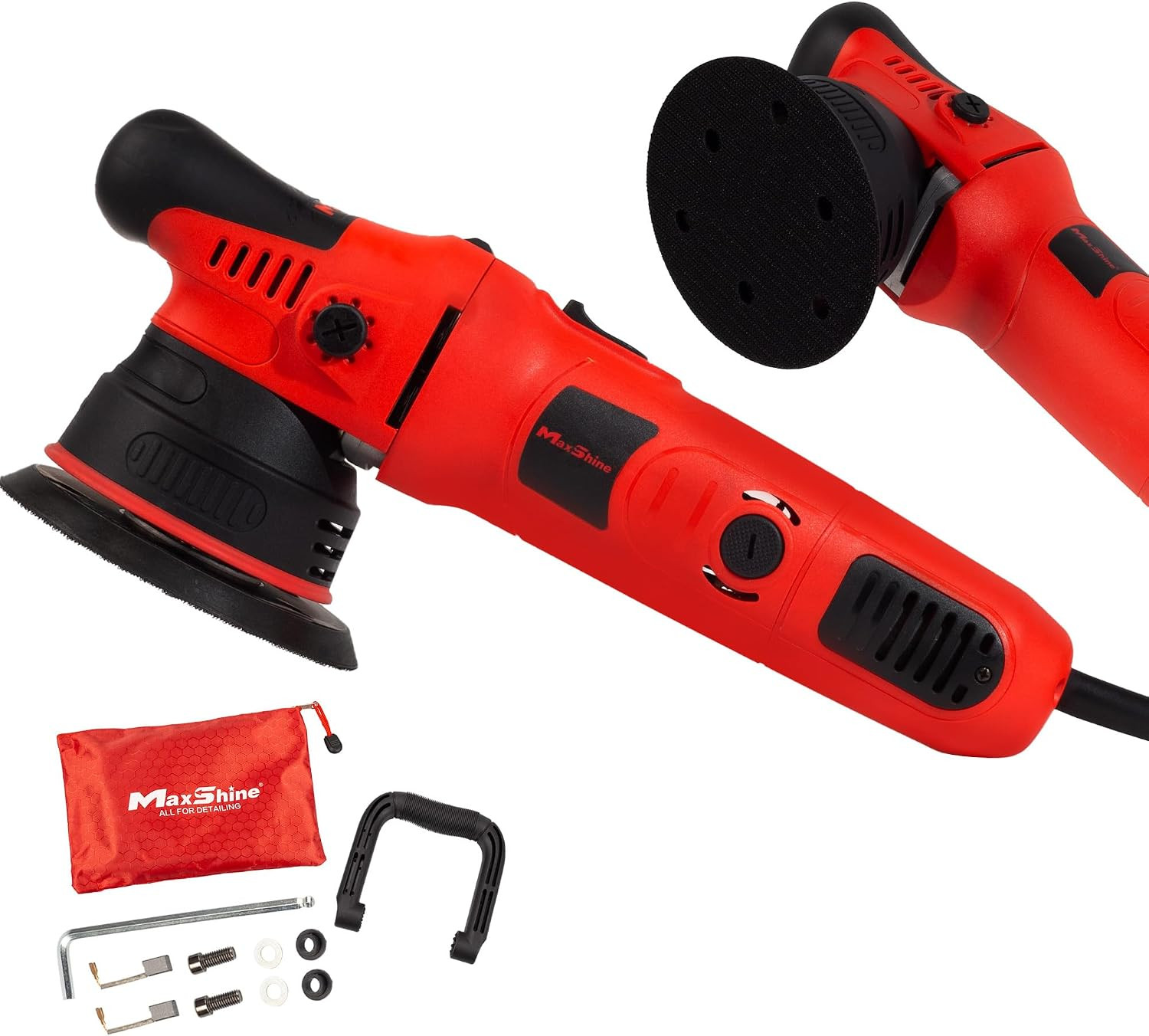 Maxshine M8S V2 Dual Action Polisher – 8Mm Throw Random Orbital Buffer, 1000W De