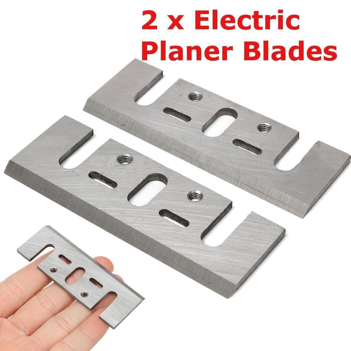 3-1/4&Prime; 82mm Planer Blades for Dewalt Makita Bosch Ryobi Hitachi Planer 2/ Pk