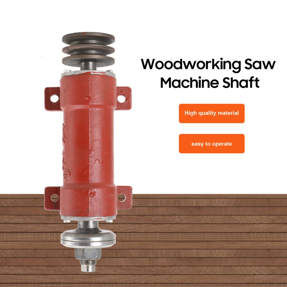 Woodworking Machinery Table Saw 206 Saw Machine Shaft Assembly 350mm Steel 380V