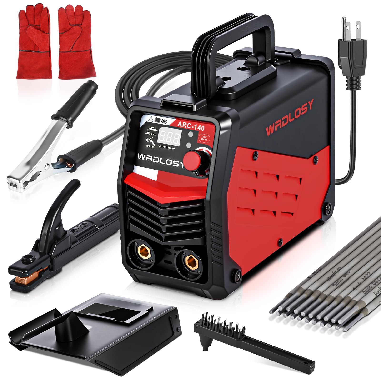 Wrdlosy Mini Stick Welder – 4.4lbs Portable Welding Machine, IGBT Inverter wi…