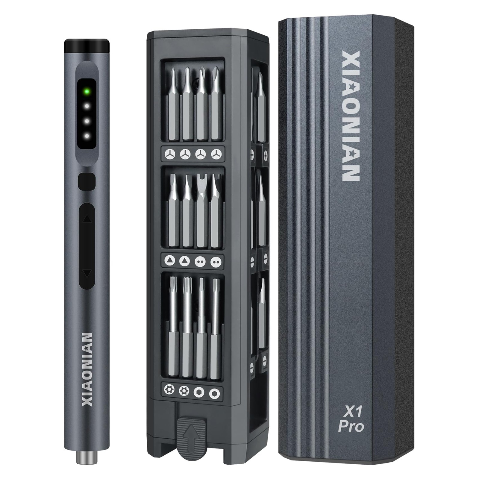 3.7V Precision Electric Screwdriver Set,50 IN 1 Small Power Magnetic Storage Min