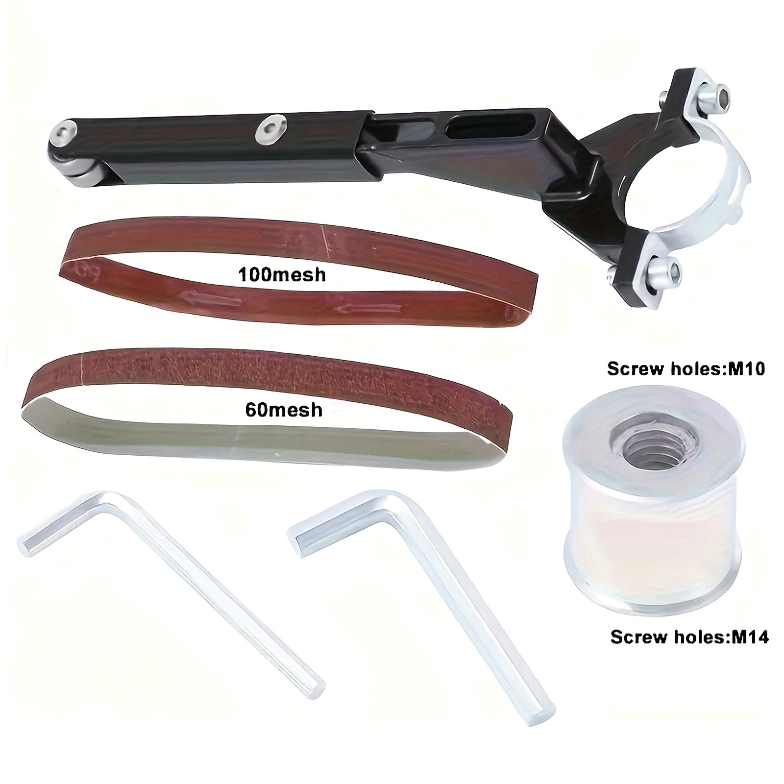 Angle Grinder to Belt Sander Mount System For Metal Wood Sanding Rust Removal