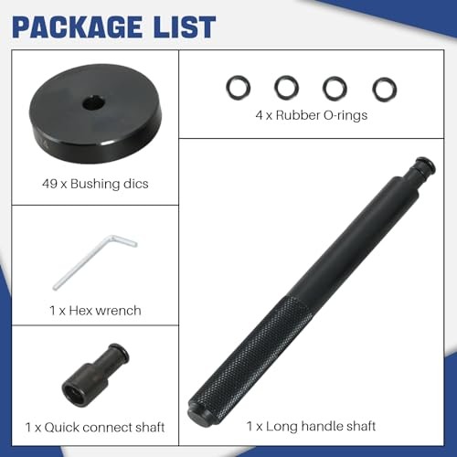 52 in 1 Custom Bushing Driver Tool Set 18mm-65mm | Transmission Bushing
