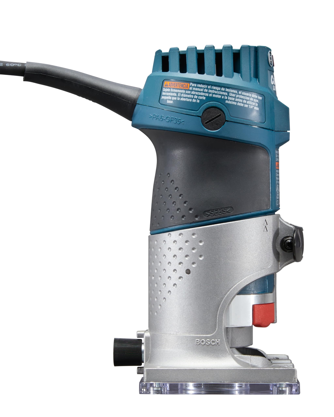 BOSCH PR20EVS Colt 1.0 HP Variable-Speed Palm Router – 5.6 Amp Motor Soft
