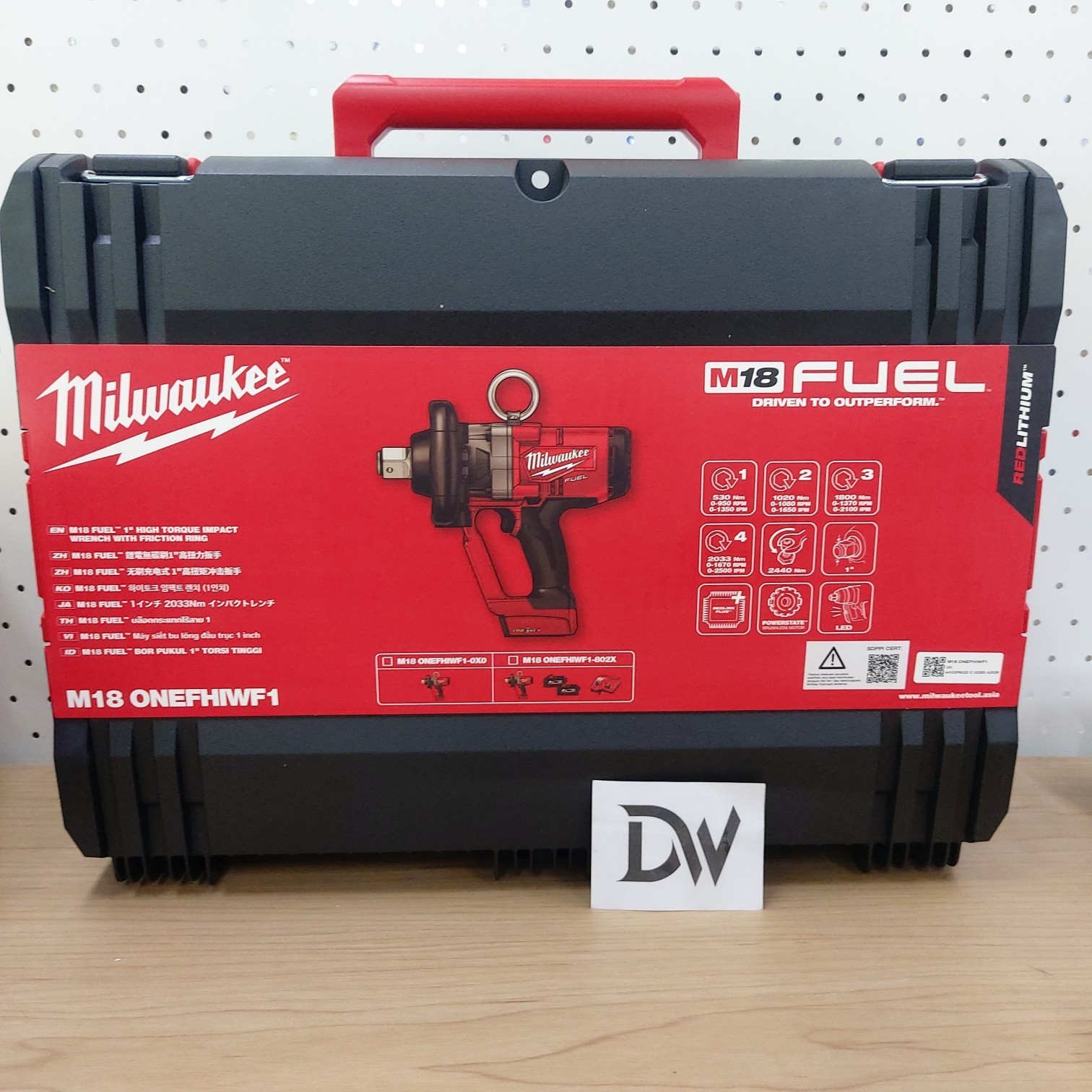 Milwaukee M18 ONEFHIWF1 18V FUEL High Torque Impact Wrench / Bare Tool + Case