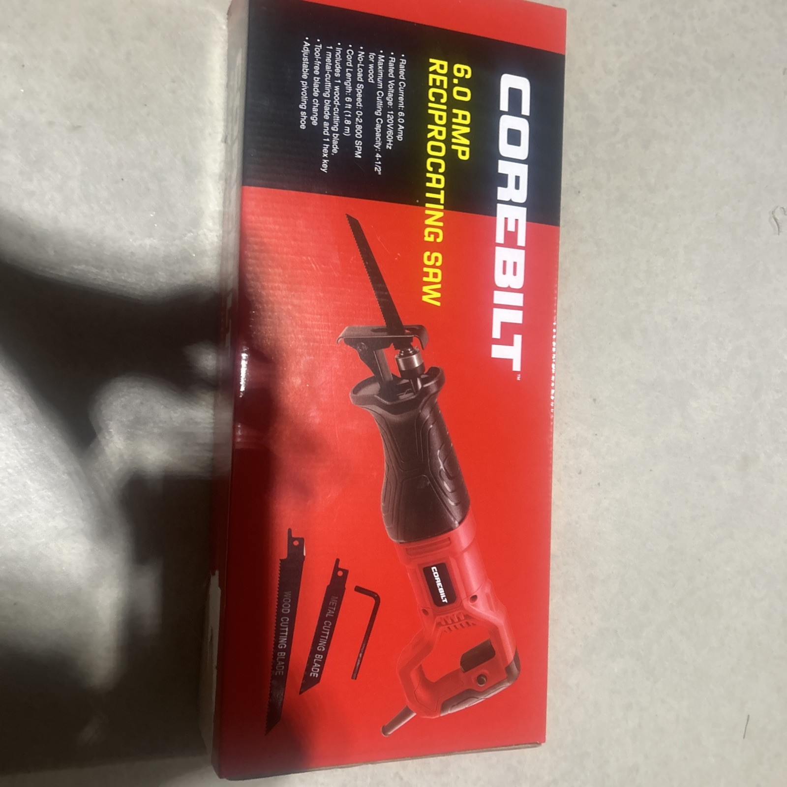Corbett Reciprocating Saw Variable Speed Corded Electric! New!