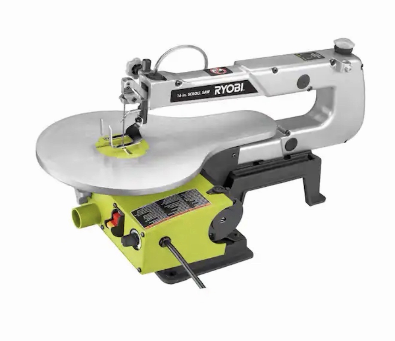 Ryobi 16&Prime; Variable Speed Scroll Saw SC165VS Keyless Blade Change Corded
