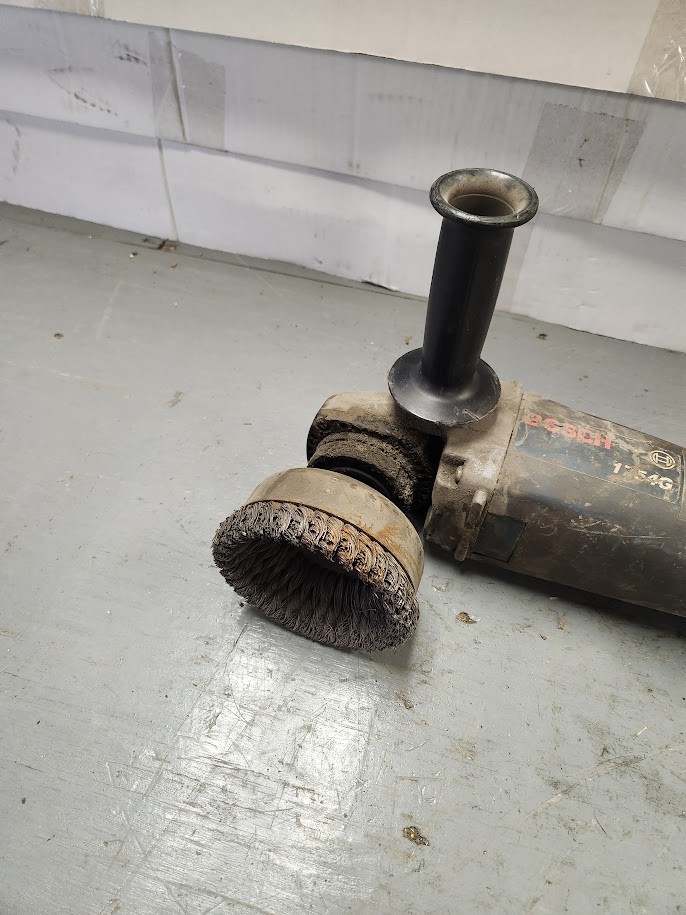 Bosch 1754G Industrial Grinder Brush Running Assembly